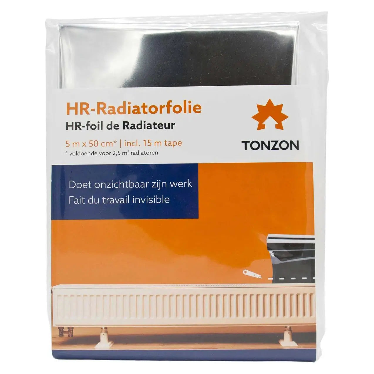 Radiatorfolie 5 m x 50 cm Tonzon