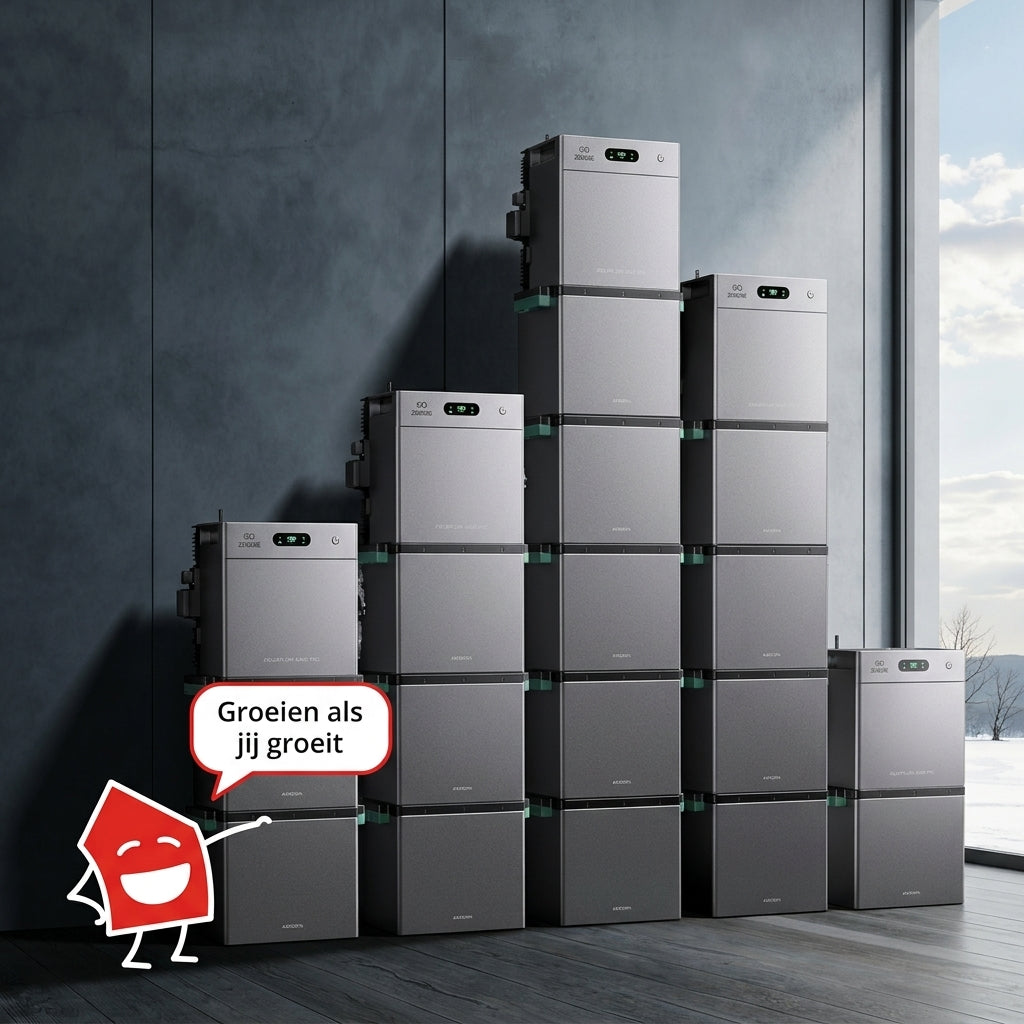 Zendure SolarFlow 2400 Pro | Thuisbatterij 2,4–16,8 kWh