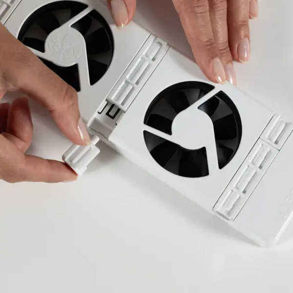 Voor radiatoren van 40 - 70 cm radiatorventilator