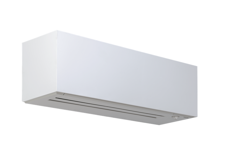 Toshiba Daiseikai airconditioning zijkant wit