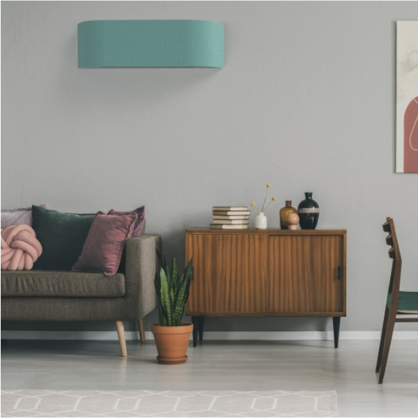 Toshiba Haori airconditioning blauwe hoes