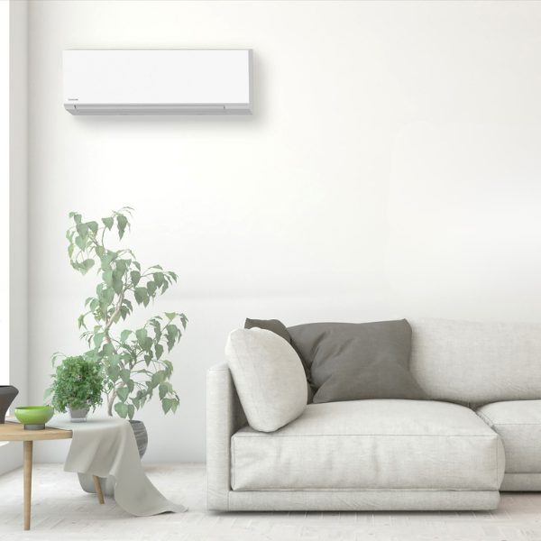 Toshiba Kazumi+ airconditioning it in woonkamer binnenunit