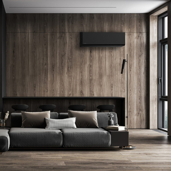 Toshiba Kazumi+ airconditioning in een moderne woonkamer