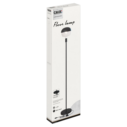 Vloerlamp van calex voor grote fitting in het zwart