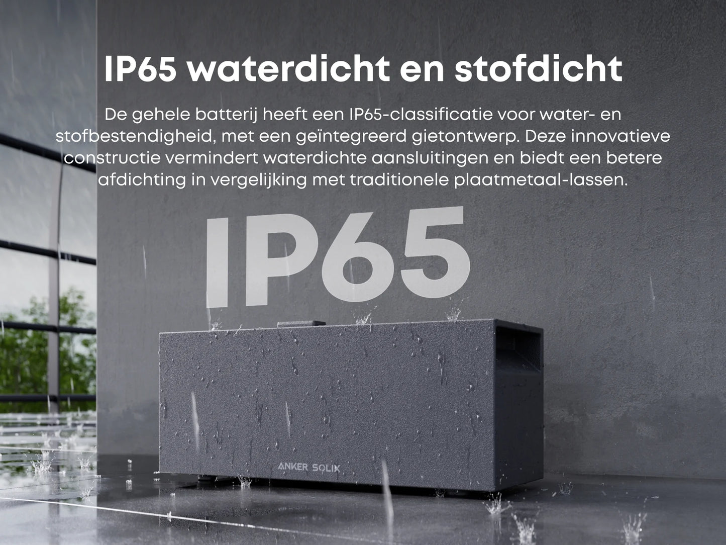 Waterdichtheid Anker thuisbatterij uitbreiding