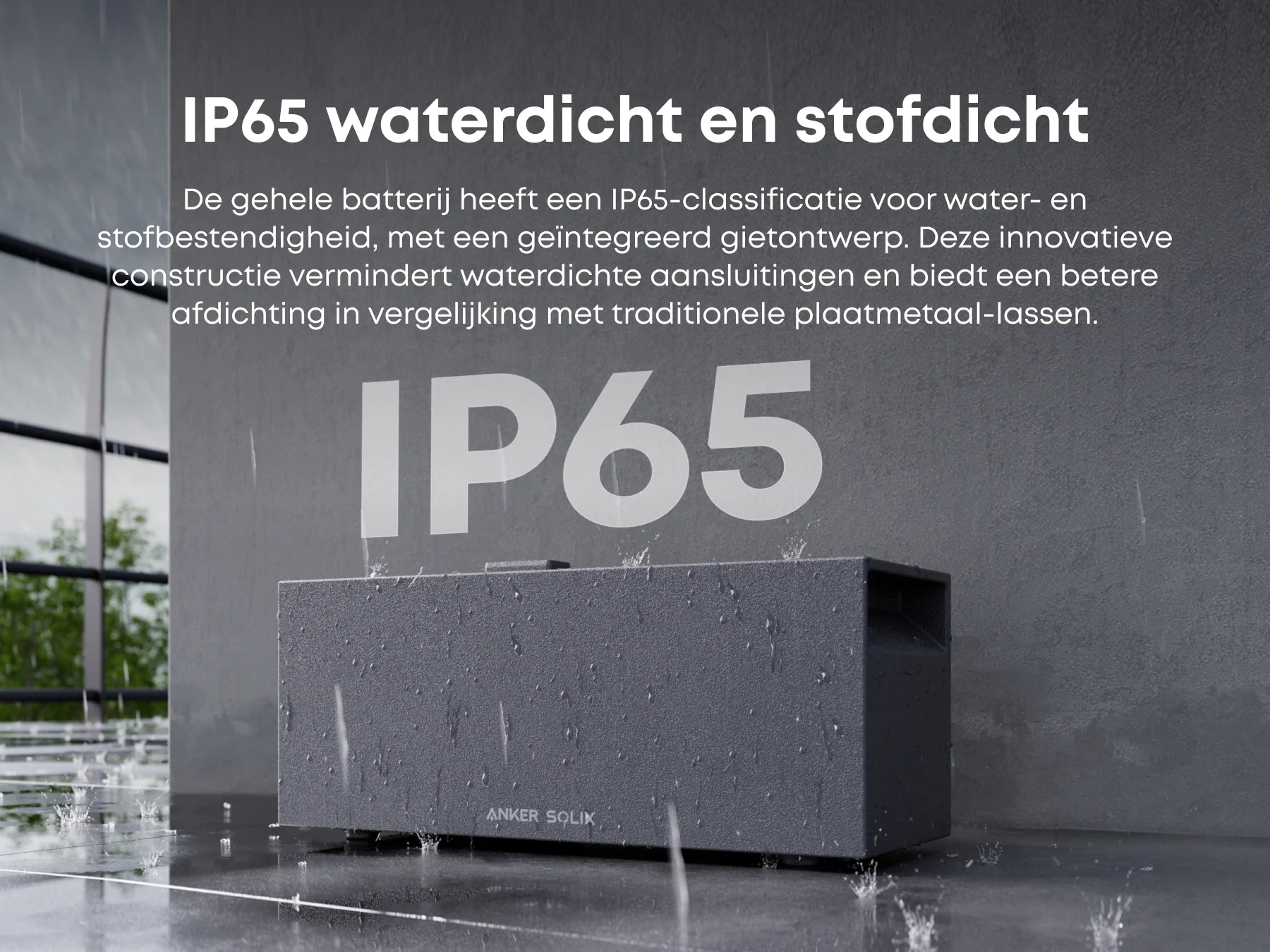 Waterdichtheid Anker thuisbatterij uitbreiding