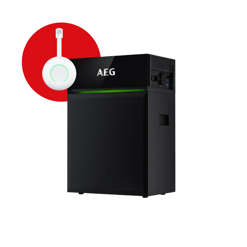 AEG SolarCube 4,8 kWh thuisbatterij inclusief P1-meter