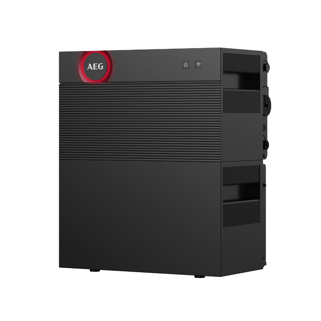 AEG Solarcube Pro 6 kWh thuisbatterij, schuin van links