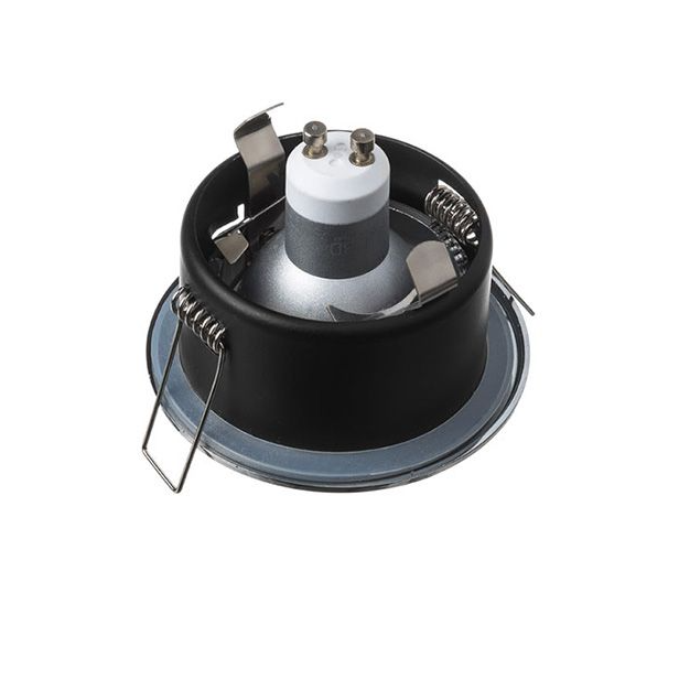 Badkamer inbouwspot - IP65 - Rond 81 mm - Mat zwart - niet kantelbaar – productafbeelding 2