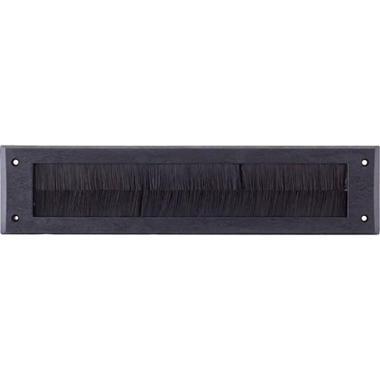Maclean Brievenbusborstel Zwart – 343 x 80 mm