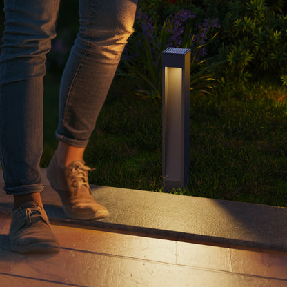 Calex Ivrea Solar Tuinpaal Zwart – Slimme LED Buitenlamp 56 cm – productafbeelding 3