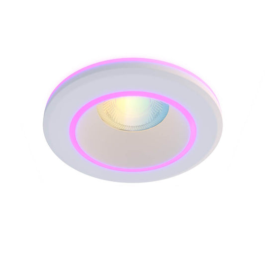 Calex Smart Halo Inbouwspot - RGB + CCT - Zwart & Wit