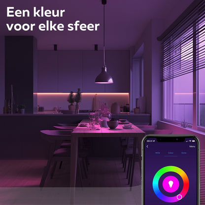 Een kleur kiezen voor de Calex Smart LED-strip via de Calex Smart-app