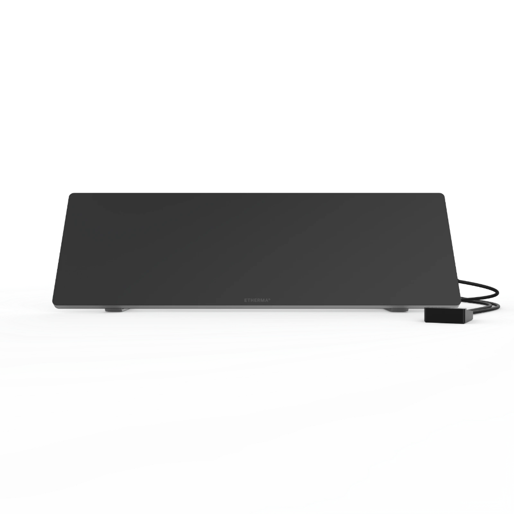 Etherma Lava Desk Sub 90W Bureauverwarming- Zwart/Wit - Infraroodverwarming Voor Onder Het Bureau