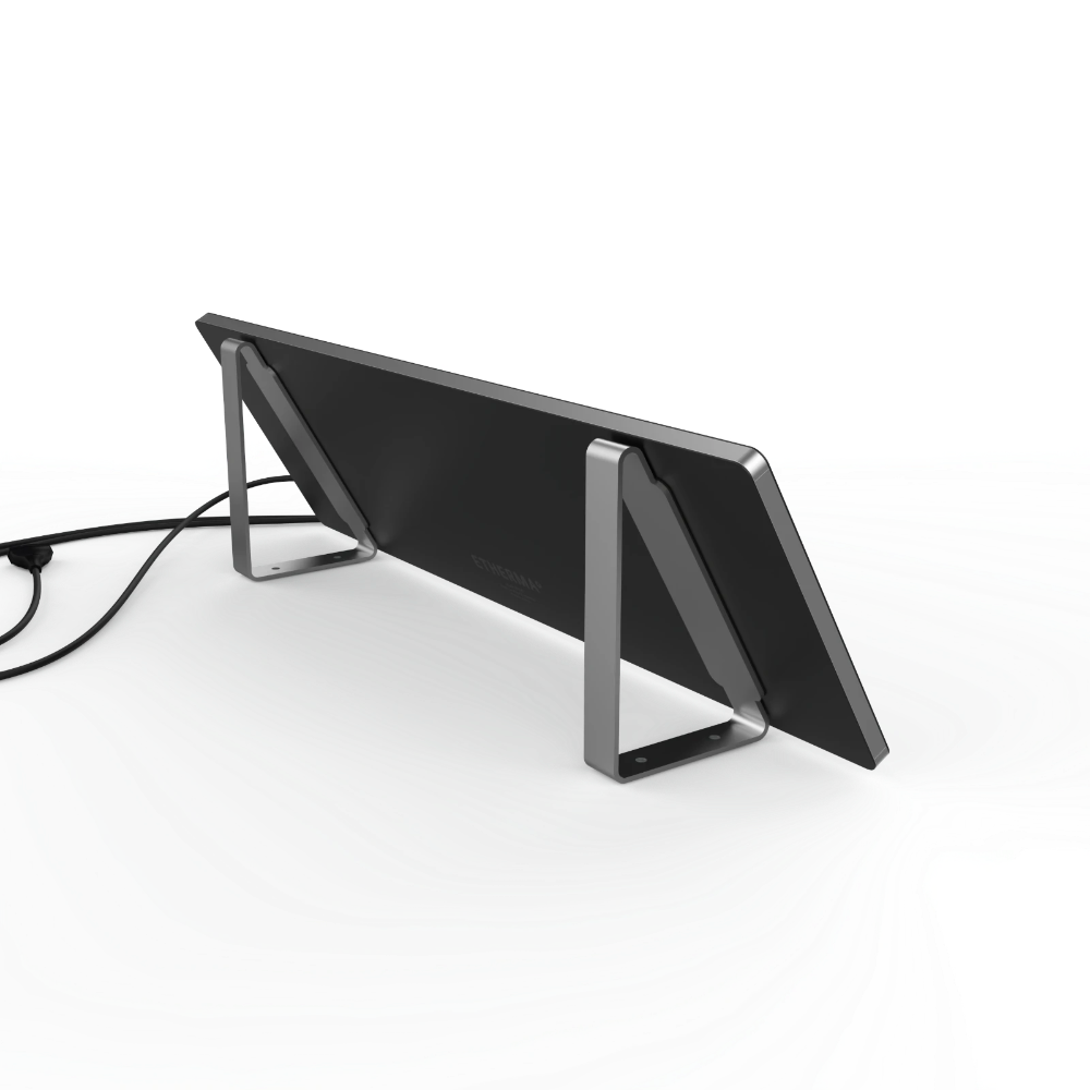 Etherma Lava Desk Sub 90W Bureauverwarming- Zwart/Wit - Infraroodverwarming Voor Onder Het Bureau