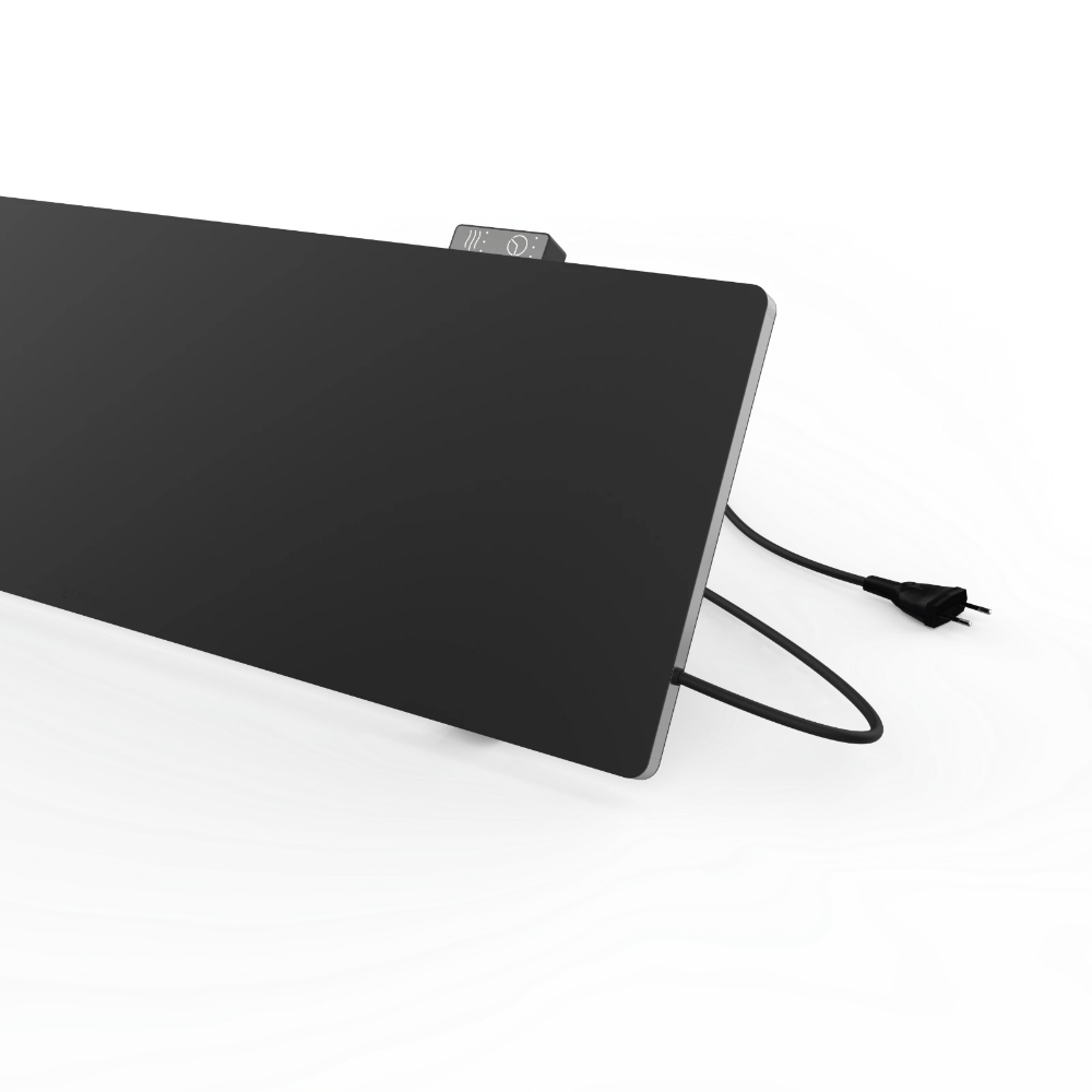 Etherma Lava Desk Sub 90W Bureauverwarming- Zwart/Wit - Infraroodverwarming Voor Onder Het Bureau