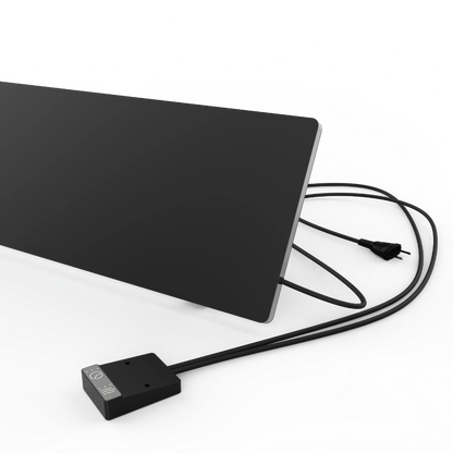 Etherma Lava Desk Sub 90W Bureauverwarming- Zwart/Wit - Infraroodverwarming Voor Onder Het Bureau