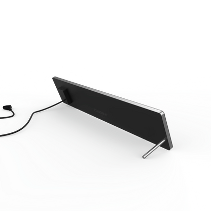 Etherma Lava Desk Top 50W Bureauverwarming- Zwart/Wit - Infraroodverwarming Voor Op Het Bureau