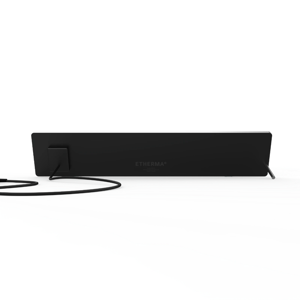 Etherma Lava Desk Top 50W Bureauverwarming- Zwart/Wit - Infraroodverwarming Voor Op Het Bureau