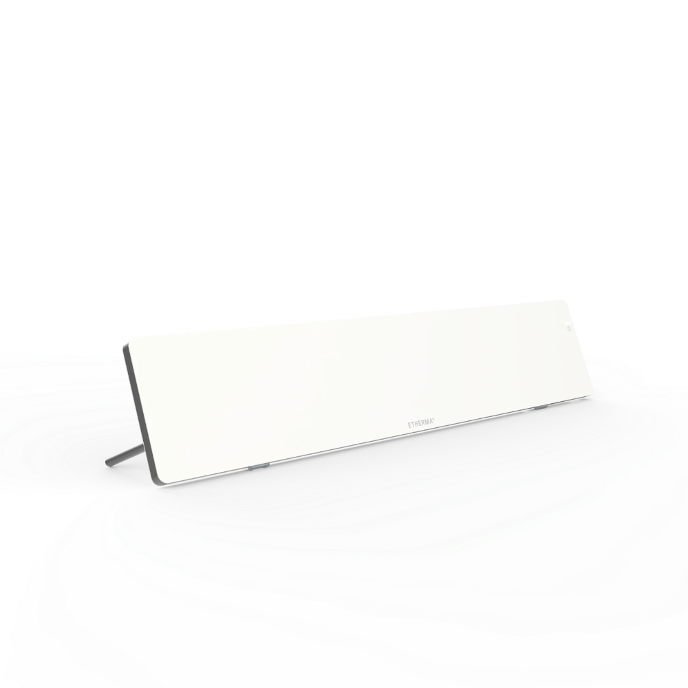 Etherma Lava Desk Top 50W Bureauverwarming- Zwart/Wit - Infraroodverwarming Voor Op Het Bureau