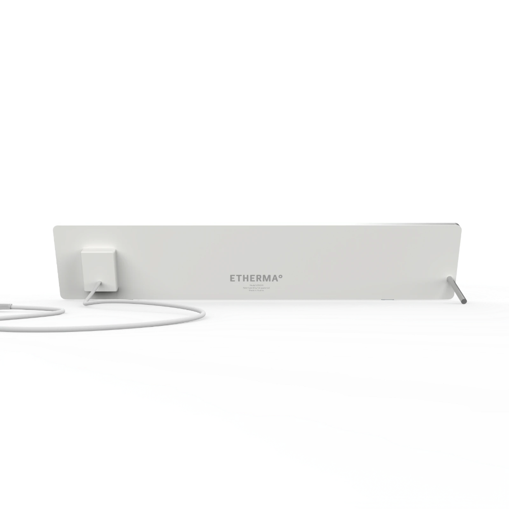 Etherma Lava Desk Top 50W Bureauverwarming- Zwart/Wit - Infraroodverwarming Voor Op Het Bureau