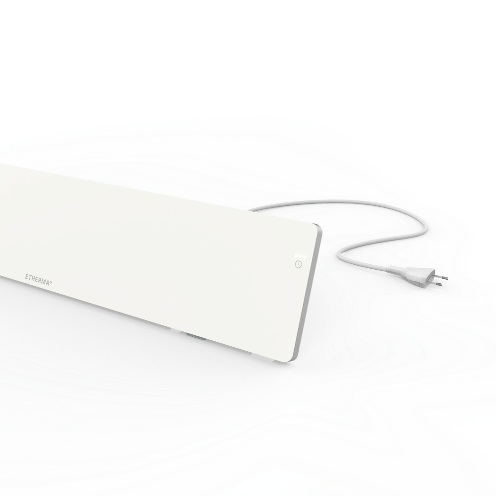 Etherma Lava Desk Top 50W Bureauverwarming- Zwart/Wit - Infraroodverwarming Voor Op Het Bureau