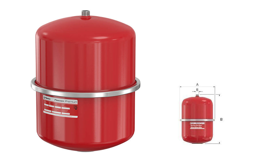 Flamco Flexcon Premium expansievat 18 liter 0.5 Bar – productafbeelding 4
