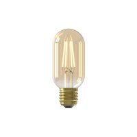 Calex Lichtbron E27 Buislamp - Glas - Goud - 4 x 11 x 4 cm (BxHxD)