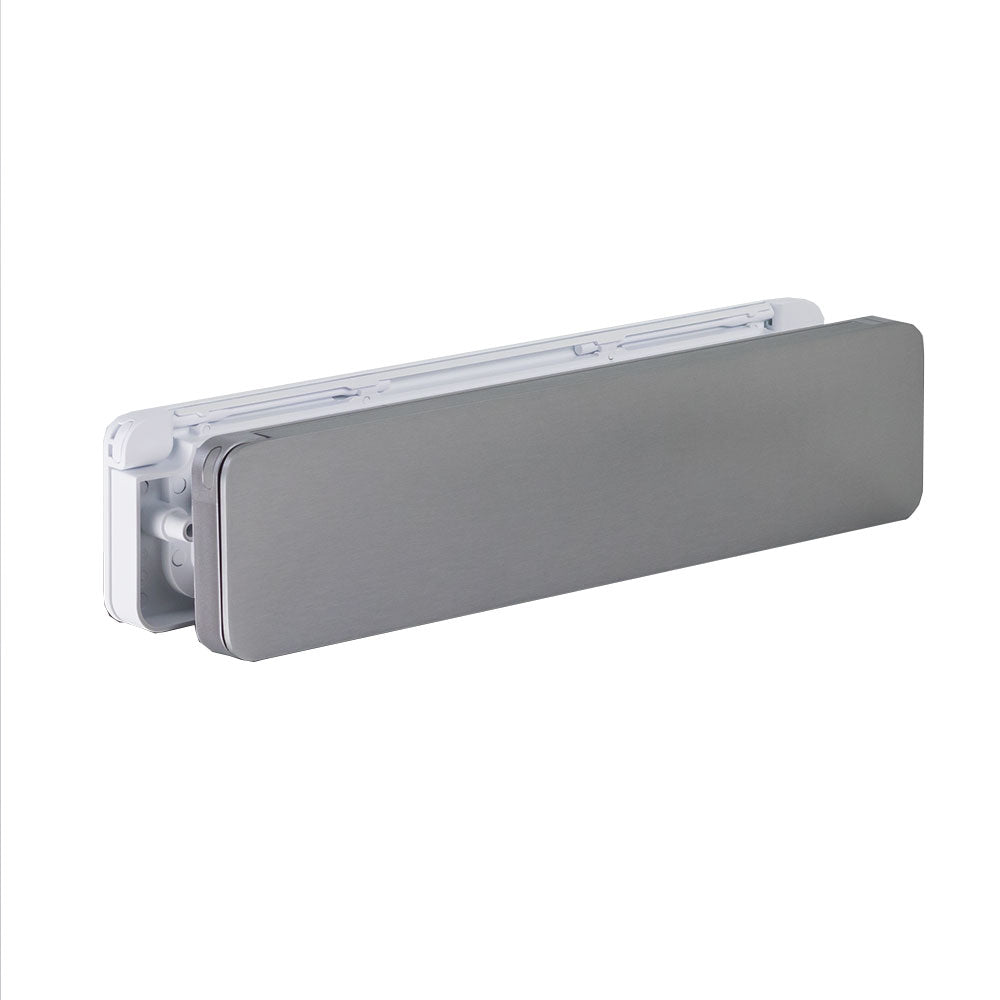Homebox Aluinox RVS-look buitenklep met witte binnenklep