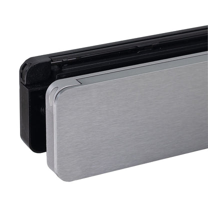 Homebox Aluinox RVS-look buitenklep met zwarte binnenklep