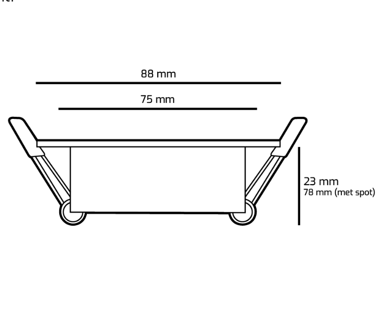 Inbouwspot Monti - Kantelbaar - Rond 84 mm - Mat zwart – productafbeelding 2