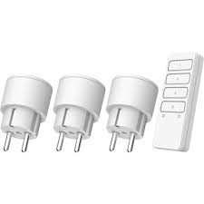 KlikAanKlikUit Startset Draadloze stekkerset - 3 Stekkers met Afstandsbediening - Wit