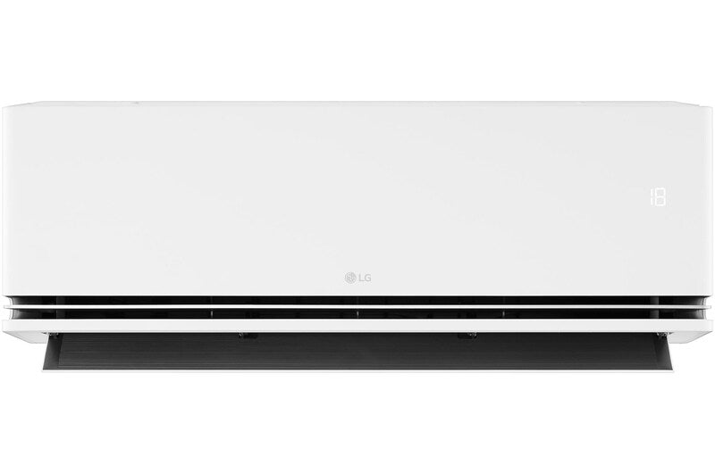 LG DUALCOOL AI Air Premium H09S1PA binnenunit met luchtklep geopend