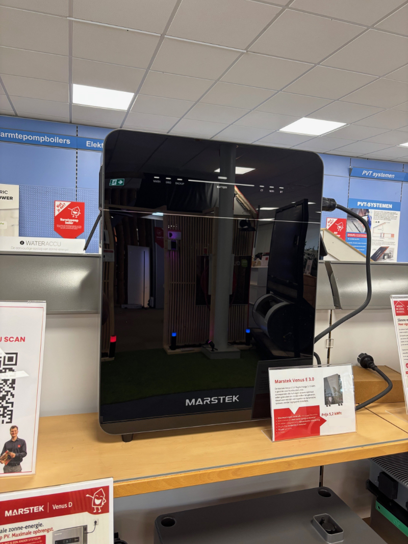 Marstek Venus e in showroom bekijken