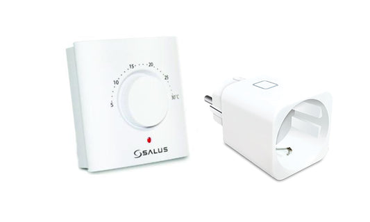 Salus Basic thermostaat RF + Salus stekkerdoosontvanger RF