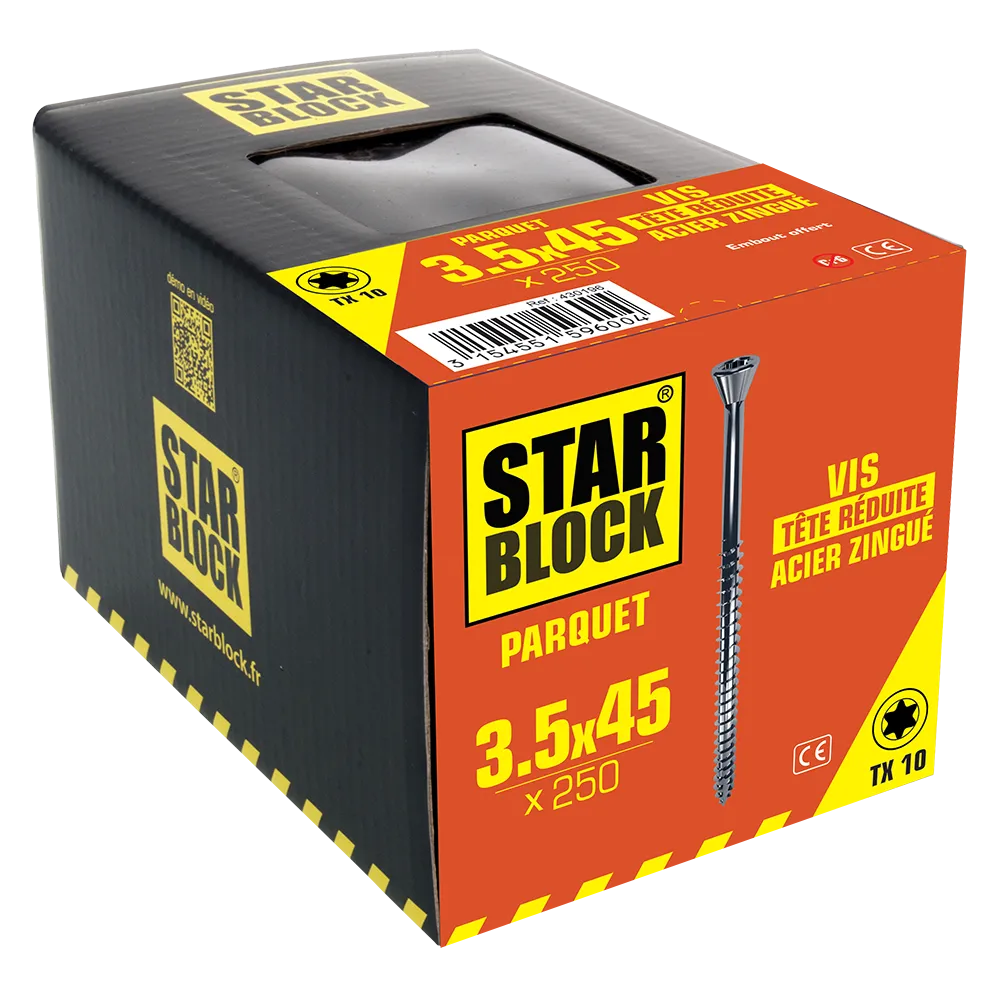 Starblock parketschroef 3,5*45mm 250st