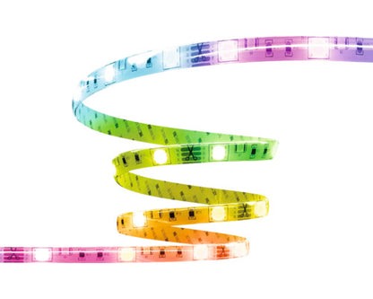 Calex Slimme LED Strip 5 meter - Led-strip Voor Binnen - Met App - RGB - Smart Lichtstrip met afstandsbediening
