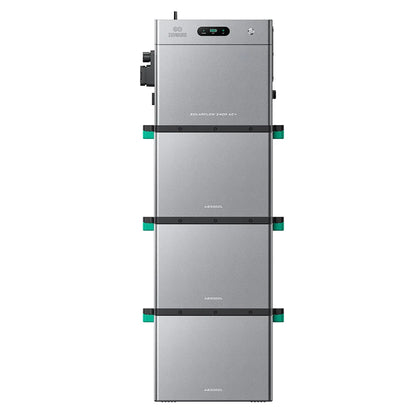 Zendure SolarFlow 2400 AC+ met drie AB3000L batterijmodules, totaal 11,04 kWh