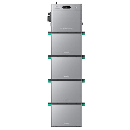 Zendure SolarFlow 2400 AC+ met vier AB3000L batterijmodules, totaal 13,92 kWh