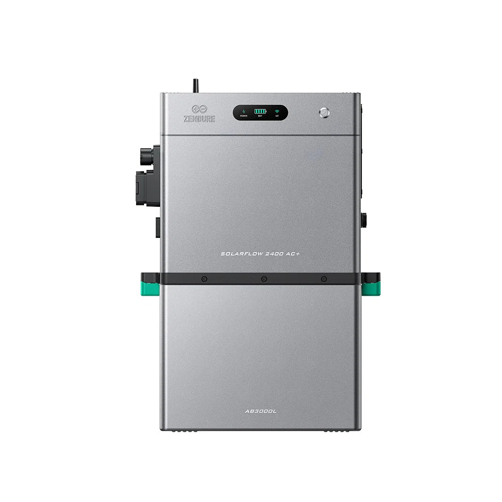 Zendure SolarFlow 2400 AC+ met één AB3000L batterijmodule, totaal 5,28 kWh
