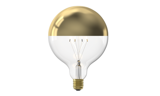 Black & Gold Calex LED Globe Goud Ø125mm