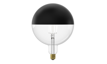 Black & Gold Calex LED Globe Zwart G200
