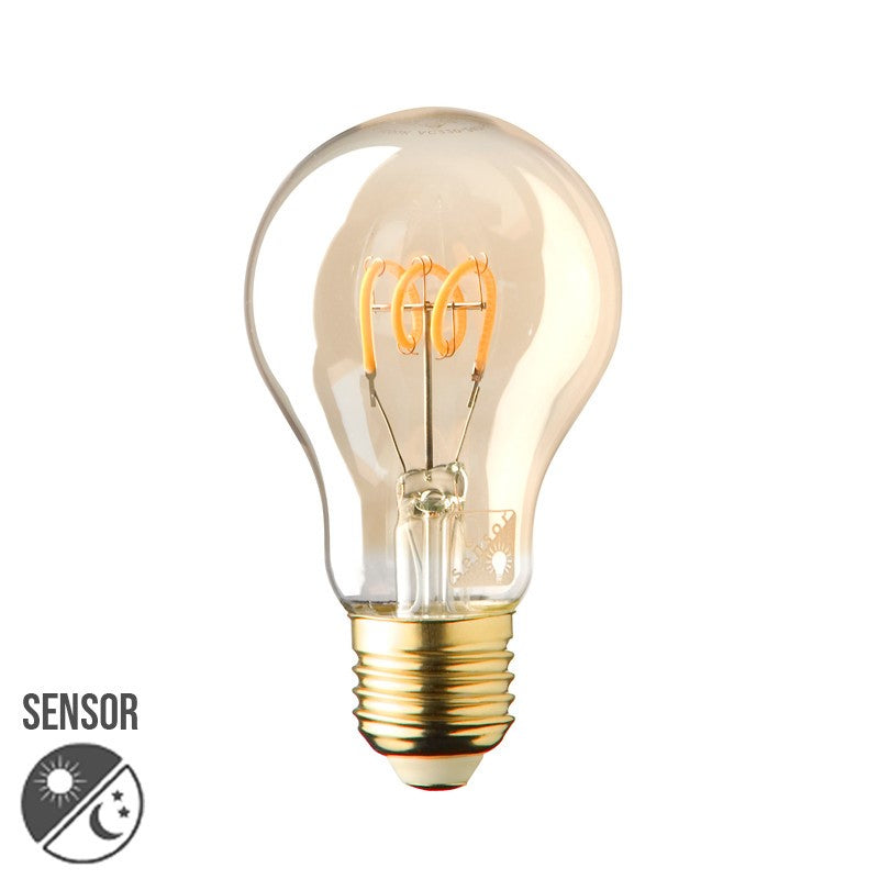 Sensor lamp | 2.3W | 2500K warm wit | E27 | Gold | Filament | Lybardo Sensor lamp | 2.3W | 2500K warm wit | E27 | Gold | Filament | Lybardo