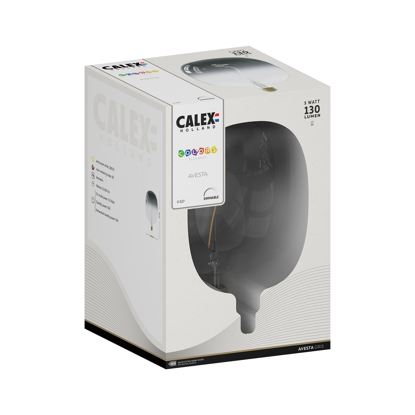 Colors Calex LED Avesta Gris Gradient
