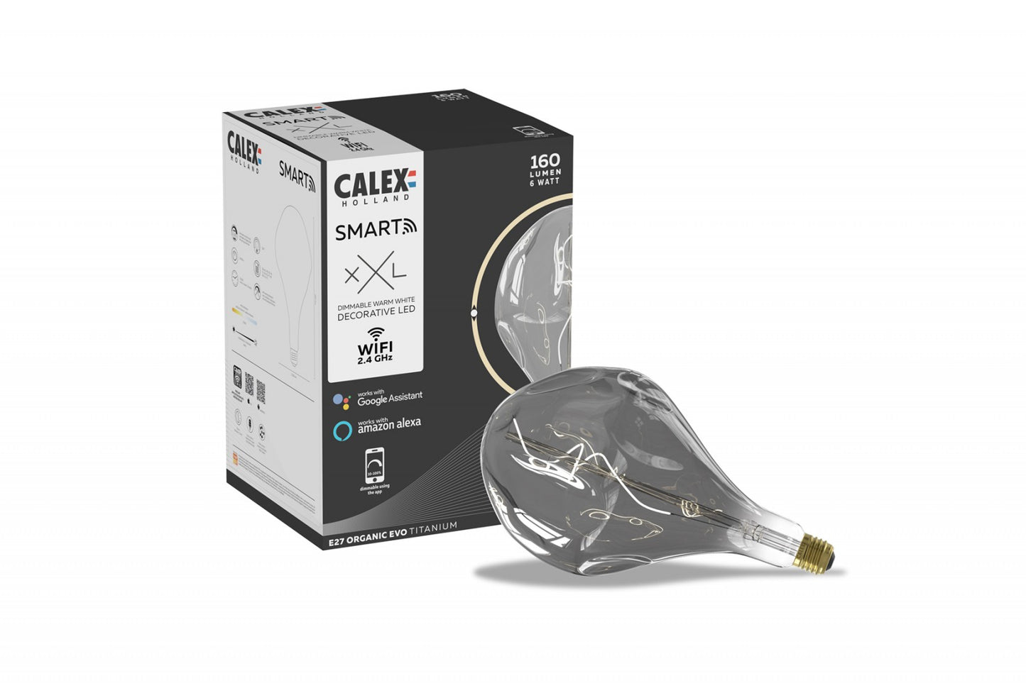 Smart serie Calex LED XXL Organic Titanium