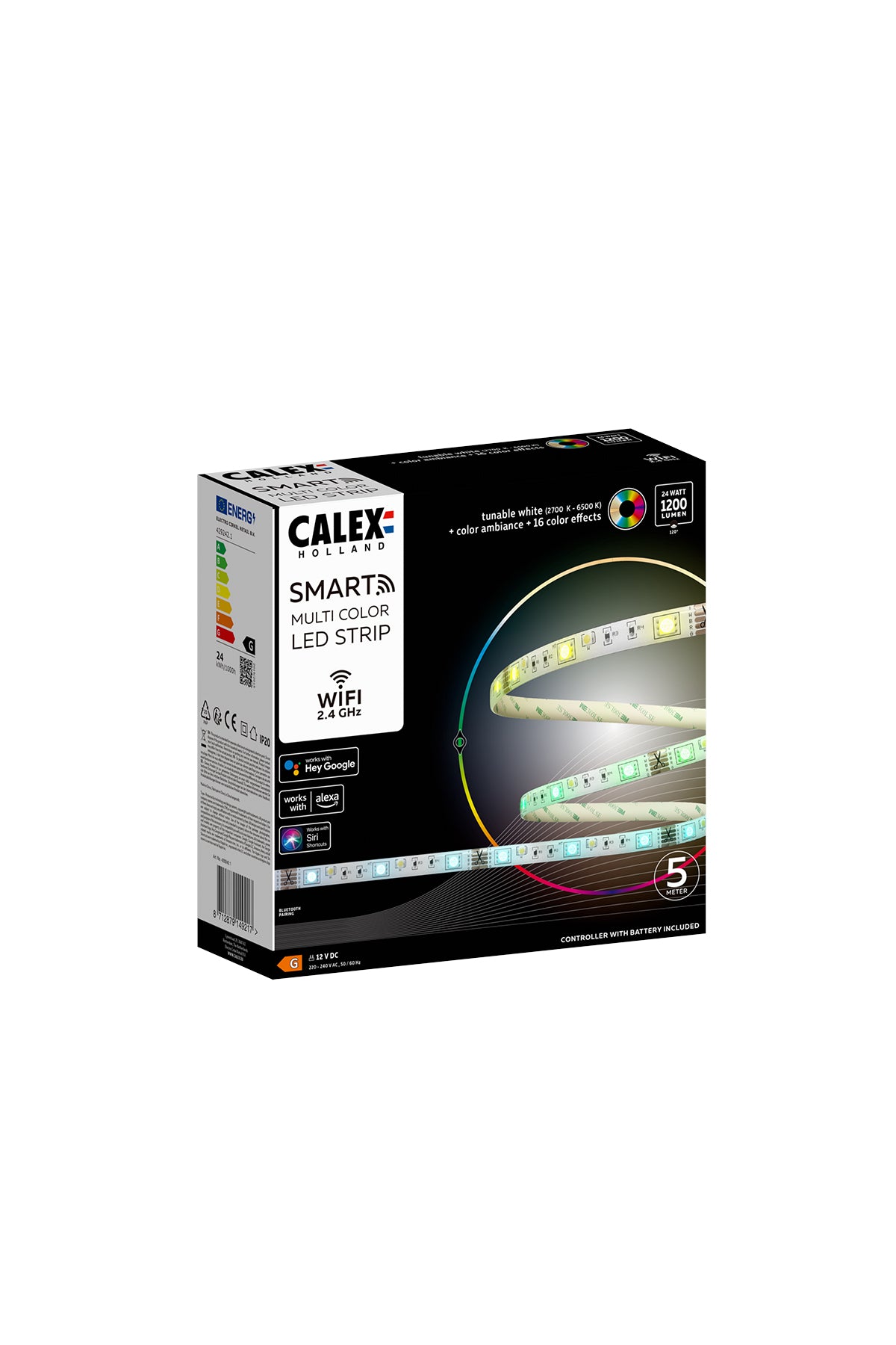 Smart serie Calex LED Lichtstrip 5 meter