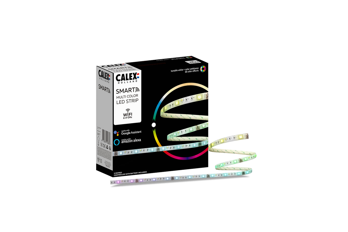 Smart serie Calex LED Lichtstrip 5 meter