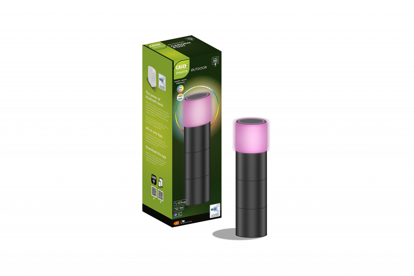 Calex Smart Outdoor Gardenpost RGB CCT 4W 380lm