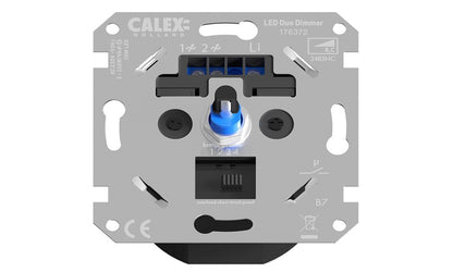 Calex LED Inbouwdimmer enkel of dubbel - fase afsnijding - universeel