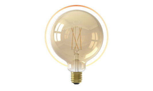 Globelamp Smart serie Calex LED Goud E27 806 lumen dimaar